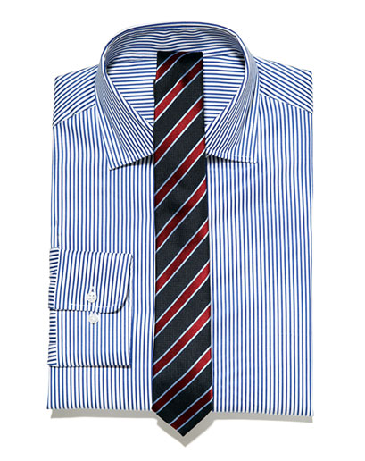 striped tie shirt. Vertical striped shirt +