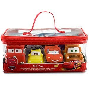 Disney Pixar Cars Toys - Disney Cars Bath Toys Set - 4 Pc.