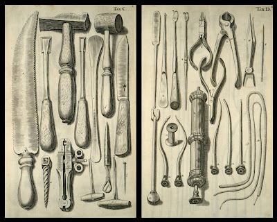 2 sets of medical instruments