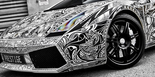 Sharpie Lamborghini