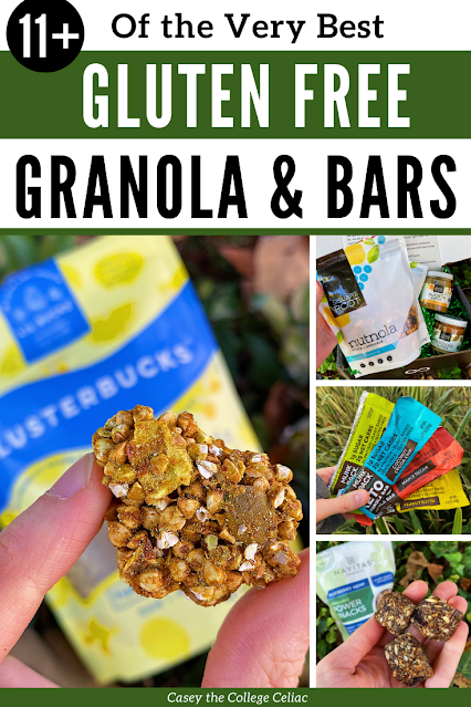 AD: Craving some new #healthy snack options?Check out this list of 11 #glutenfree granola bars and granola! #Keto, #paleo & #vegan options included!