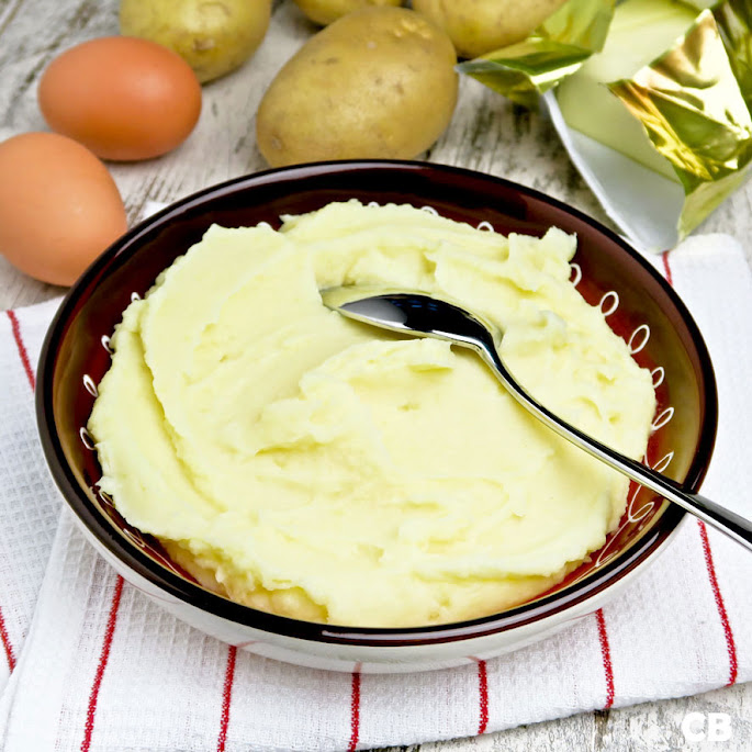 Zelfgemaakte aardappelpuree