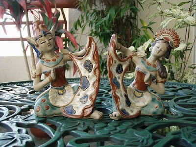 Balinese Dancers ceramic