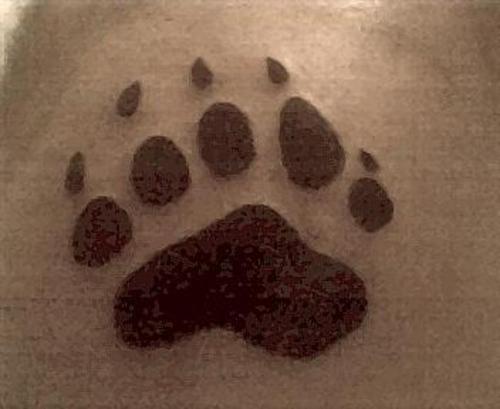 teddy bear tattoos. Tattoo Bear Footprints