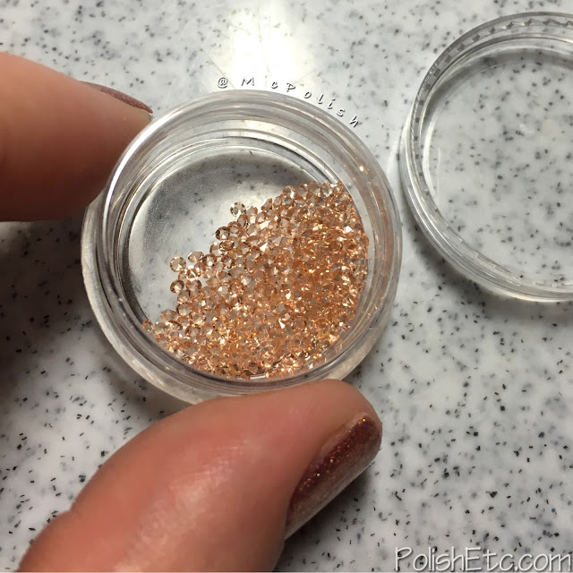 Cirque Colors Himalayan Pink and Born Pretty Store Gems - McPolish