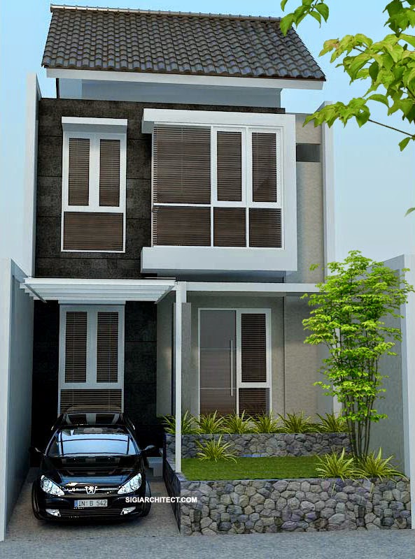 100 Contoh Foto Desain Rumah Minimalis 2 Lantai 2019 Terbaru