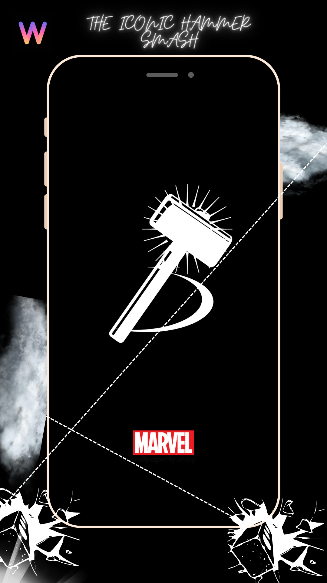 THOR EPIC HAMMER SMASH - Wallpaper For Phone THOR EPIC HAMMER SMASH - Wallpaper For Phone