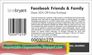 Free Printable Lane Bryant Coupons