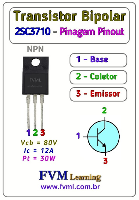 Datasheet-Pinagem-Pinout-Transistor-NPN-2SC3710-Características-Substituições-fvml