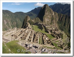 Postcard view of Machu Picchu
