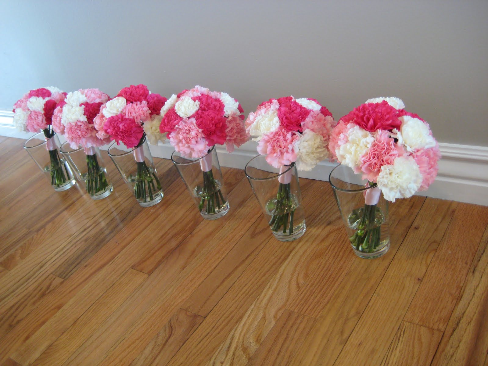 carnation wedding bouquets