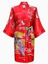 <br />Swhiteme Women's Kimono Robe, Short, Without Pockets