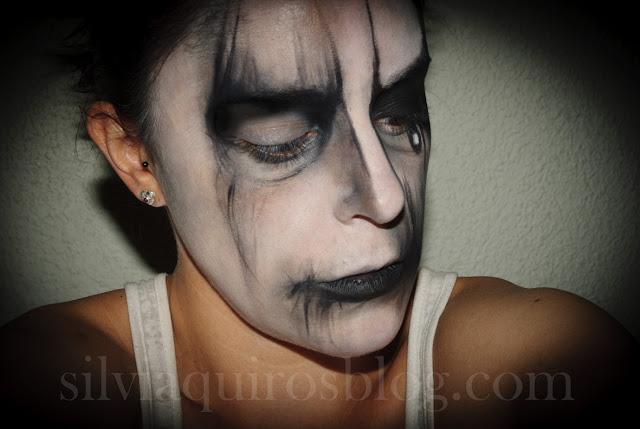 Maquillaje Halloween 16: Payaso diabólico, Halloween Make-up 16: Evil Clown, efectos especiales, special effets, Silvia Quirós