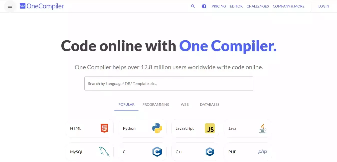 OneCompiler