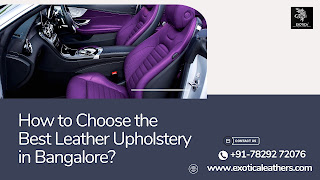 Leather upholstery in Bangalore