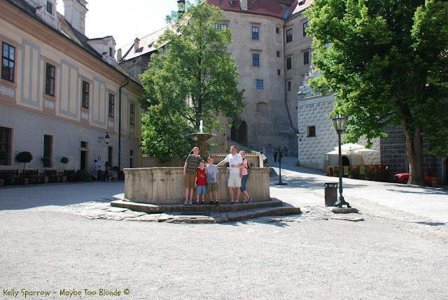 Castle at Cesky Krumlov Czech Republic