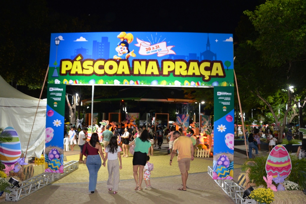 PÁSCOA NA PRAÇA REÚNE FAMÍLIAS E PROPORCIONA BONS NEGÓCIOS E ENTRETENIMENTO