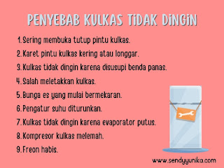 Penyebab kulkas tidak dingin