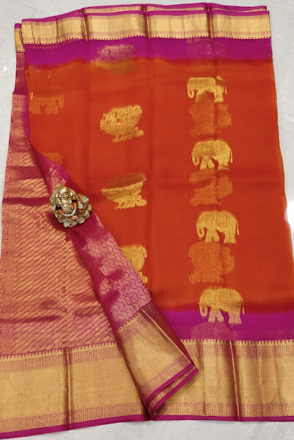 Kanchi organza Sarees