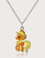 Applejack Silver Plated Pendant Necklace