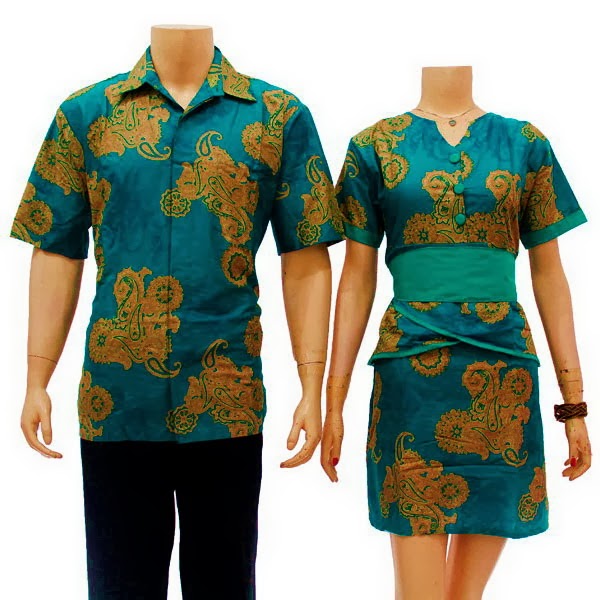 Sarimbit Dress Batik Motif Mahkota Batik Bagoes Solo