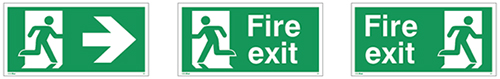 Pesan Sticker Safety Sign Pesan Rambu Jalur  Evakuasi