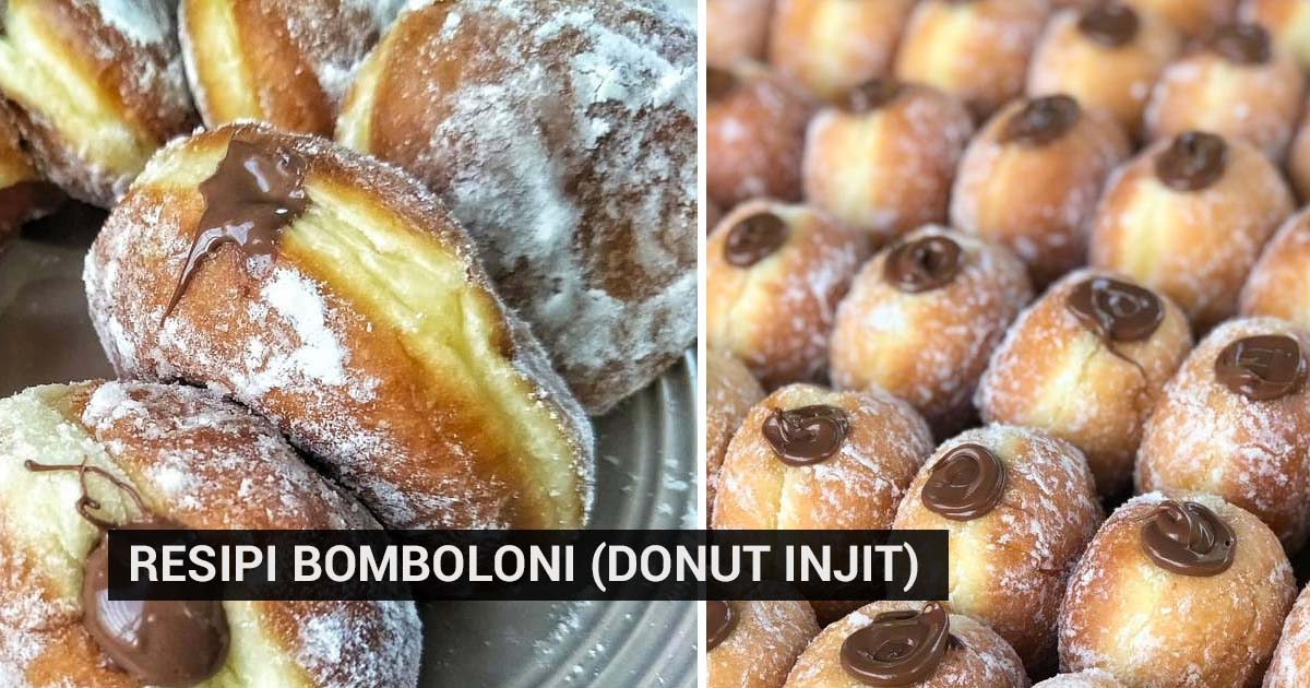 7 Langkah Mudah Buat Bomboloni, Donut Gebu Inti Nutella 