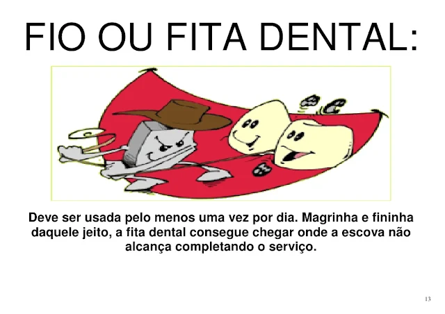 Cuidados com os dentes educação infantil