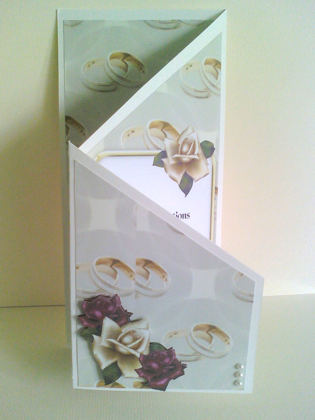 Wedding Cards. Wedding cascade cards. Posted by KarenD at 14:59