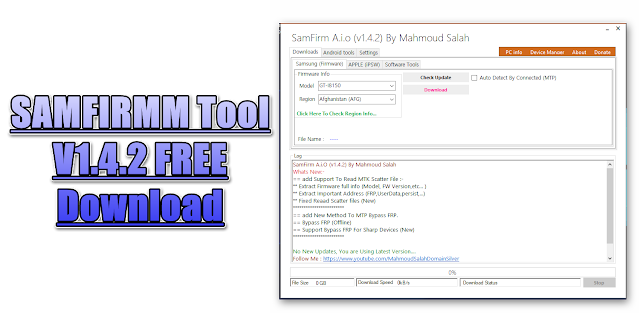 Samfirm v 1.4.2 Latest version Tool Download | All OLD STOPPED WORKING