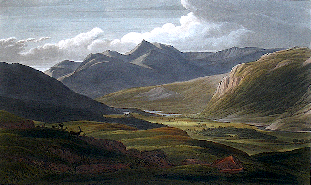 GEORGE FENNELL ROBSON (1788–1833) Ben Ledi / Bein Leitir ( 879 - 2, 884 ft Royaume-Uni ( Ecosse)  In Ben Ledi ( The Grampians) , aquarelle, Collection privée