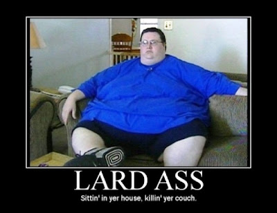 fat people posters. Demotivational posters - The