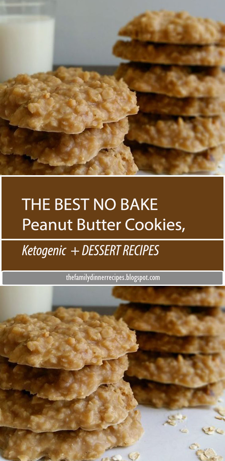 The BEST Peanut Butter No-Bake Cookies Recipe