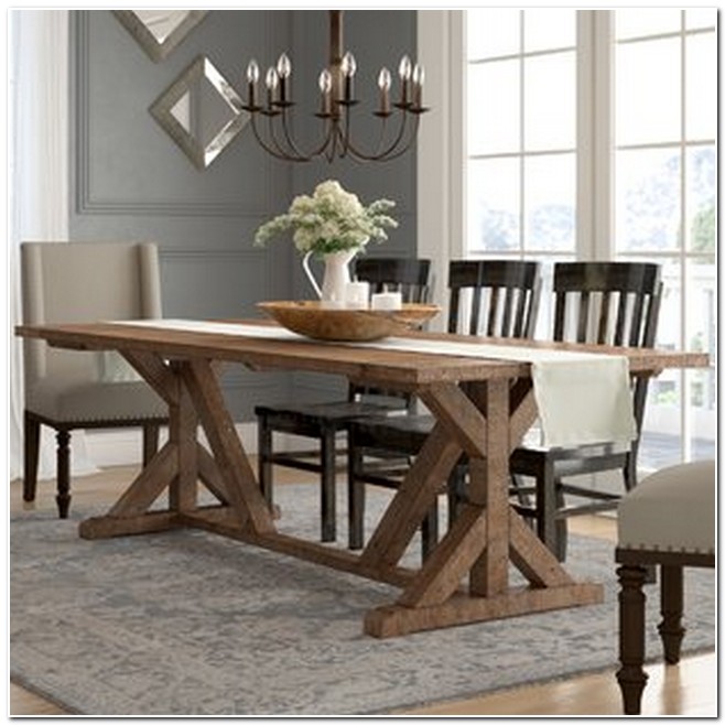 50 The Best Touch of Rustic Dining Room Table for Your House #diningroom #homedecor #homedesign #rusticdiningroom #tablediningroom