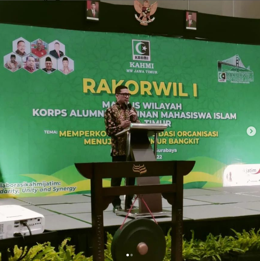 Ahmad Doli Kurnia Tanjung Membuka dan mengapresiasi atas terselenggaranya Rakorwil MW KAHMI Jawa Timur