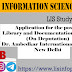 Application for the post of Library and Documentation Officer (On Deputation) Dr. Ambedkar International Centre, New Delhi