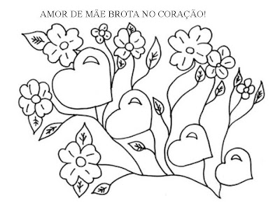 Desenho on Partes Mirim  Para Colorir   0 0      Amor De M  E Brota No Cora    O