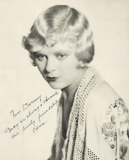 Edna Marion Autograph