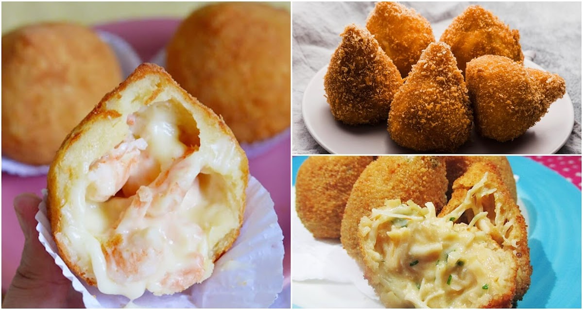 8 receitas de Coxinhas maravilhosas