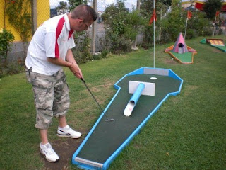 Crazy Golf in Towyn