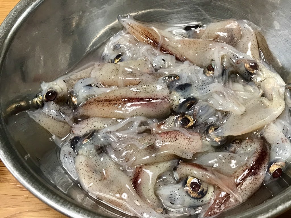 料理 生ホタルイカを購入 酒蒸しはふっくら柔らかで濃厚な味 ボートのある週末