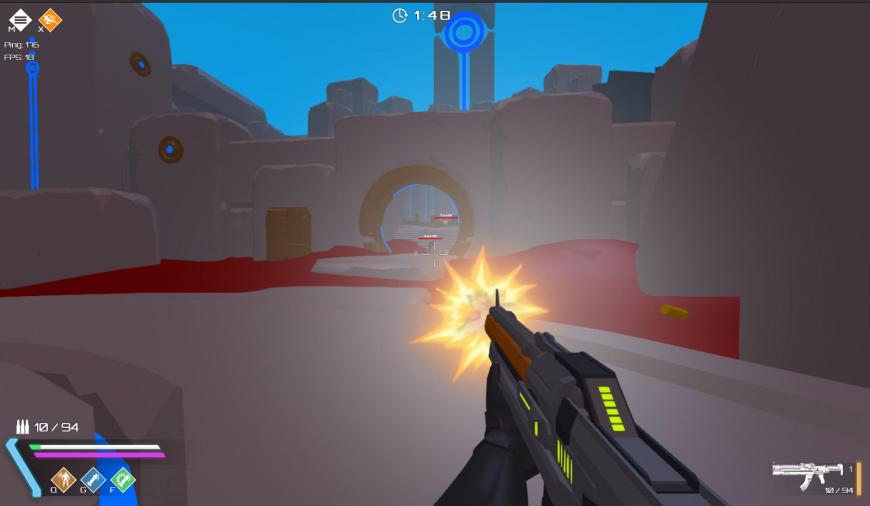 EV.IO - browser shooter game play