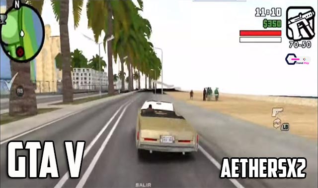 حصريا لعبة جاتا GTA V الاصلية علي Aethersx2