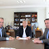    Συνάντηση του Περιφερειάρχη Θεσσαλίας Κ. Αγοραστού με τον Πρόεδρο της Ομοσπονδίας Εμπορίου και Επιχειρηματικότητας Θεσσαλίας Χρ. Μπλουγούρα      