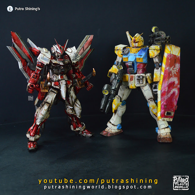 MG Gundam Astray Red Frame Kai Custom Weathering by Putra Shining