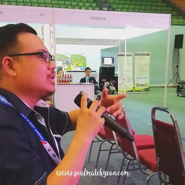 Q&A session; ASabah Job & Entrepreneur Fair 2018 @ Kompleks Sukan Kota Kinabalu (Likas)