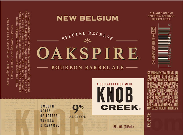 New Belgium / Knob Creek Oakspire Collaboration Returning In New Packaging