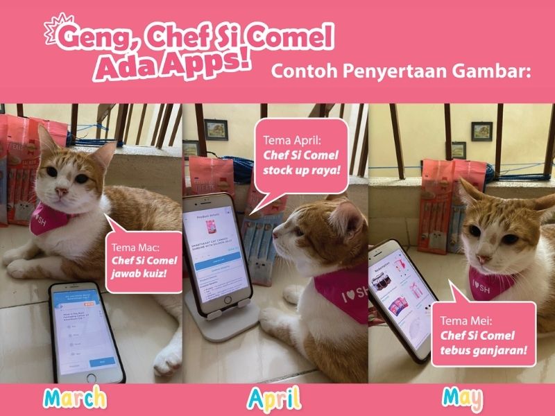 Geng, Chef Si Comel Ada Apps!