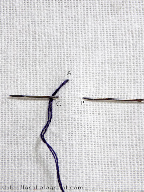 Double chain stitch tutorial