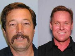 Kenneth Soltis, 47, from La Verne, and John Kiesow, 49,